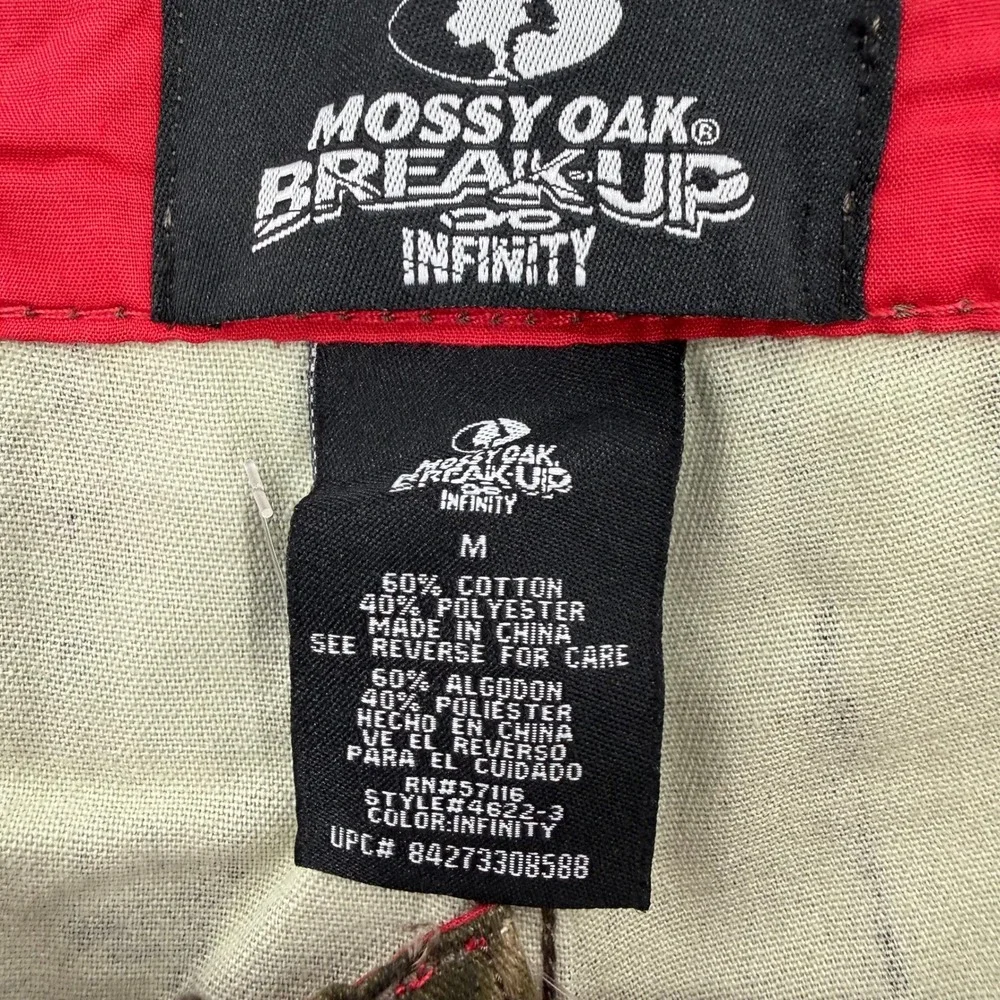 Mossy Oak Break-Up Infinity Camo Cargo Pants Mens‎ Medium Green Brown
